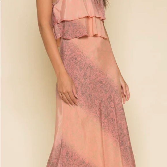 Anthropologie RAGA RUSTIC ROMANCE RUFFLE MAXI DRESS - Picture 3 of 4